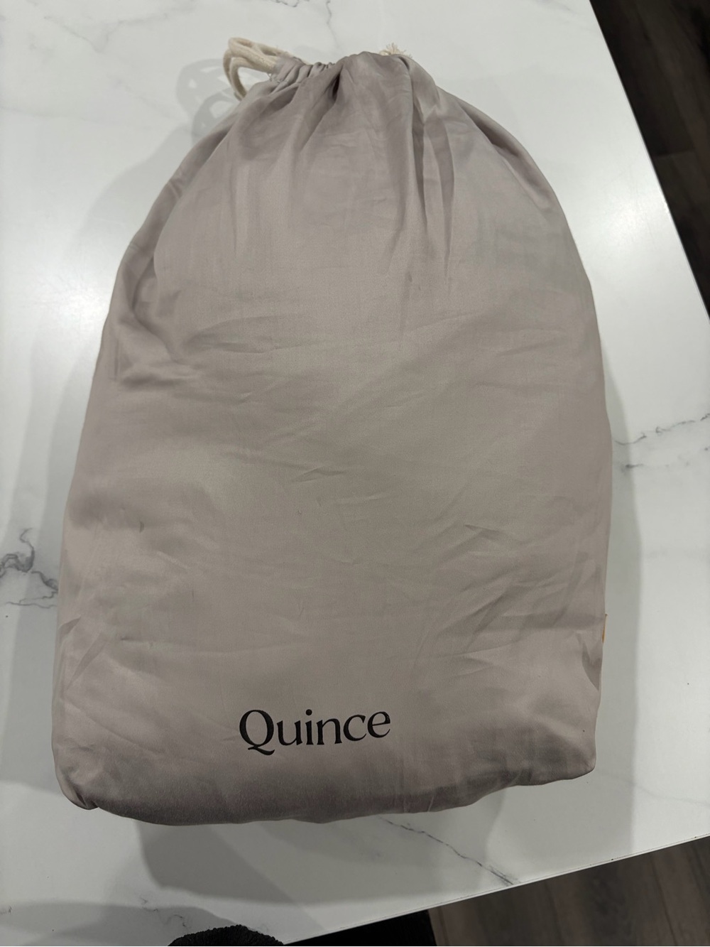 Quince Cotton Bedding Set - Light Taupe